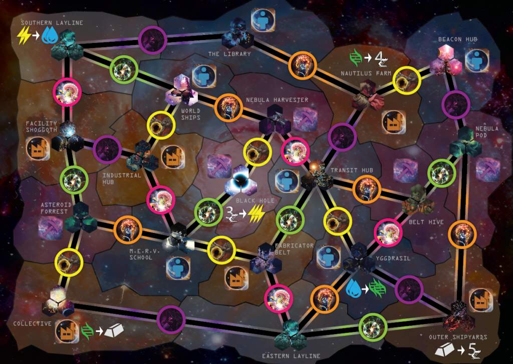 Cosmos Merchants Map