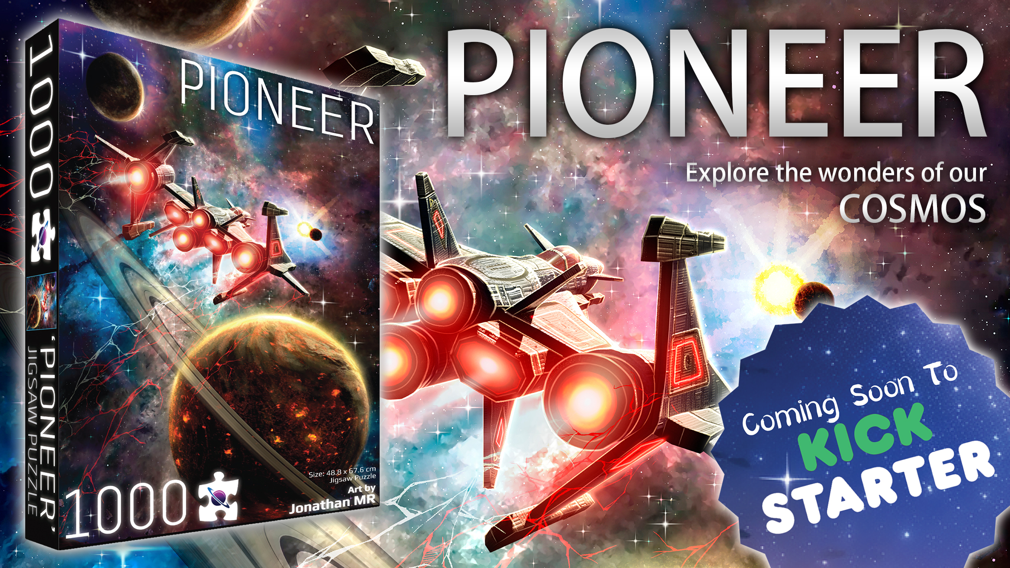 Pioneer Jigsaw Puzzle Kickstarter Cover