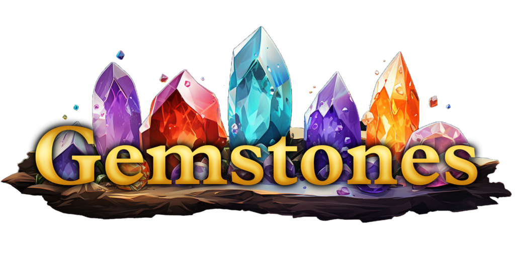 Gemstones Logo Bigger Worlds Games